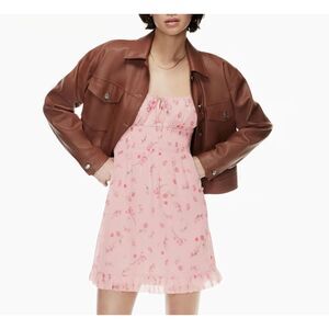 Wilfred Genoa  Smocked mini dress